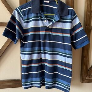 Striped Men’s Brooks Brothers Polo Shirt - Blue and Navy